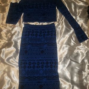 Blue Polly & Esther 2 piece set